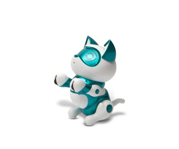 Tekno Newborns Mini Jumping Kitty Robot - Teal