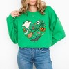 Simply Sage Market Women's Graphic Sweatshirt Halloween Heart - 2 of 4
