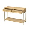 Okak 45.5IN Modern Entryway Table with 2 Drawers, Console Table with Striking Geometric Design, Hallway Table for Living Room, Foyer - 4 of 4