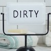 VIP Metal 11 in. White Reversible Clean Dirty Sign - 3 of 4