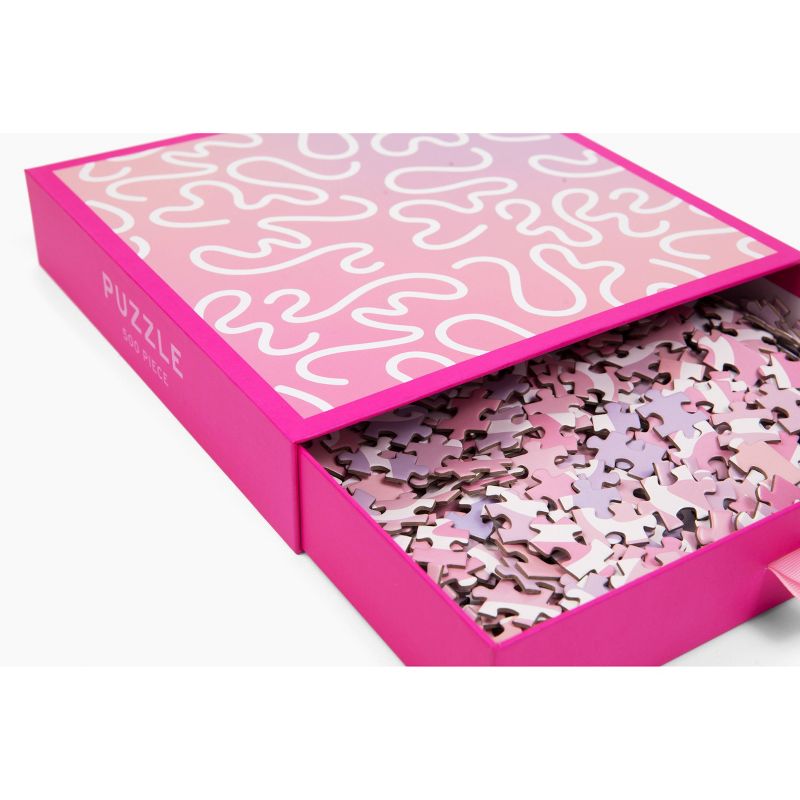 500pc Puzzle Pink, 4 of 5