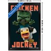 Trends International A Minecraft Movie - Chicken Jockey Framed Wall Poster Prints - 3 of 4