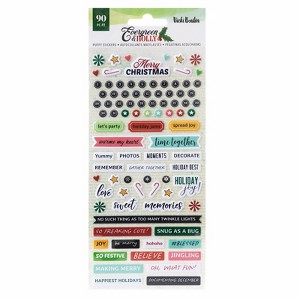 Vicki Boutin Evergreen & Holly Puffy Stickers, 90pcs - 1 of 2