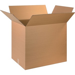 Partners Brand 28" x 5" x 24" Shipping Boxes Brown 10/Bundle (28524FOL) - 1 of 4