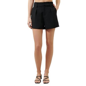 Women's Chelsea Pleated Shorts - SUGARLIPS - 1 of 2