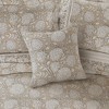 Adare Taupe Quilted Square Pillow - Levtex Home - 2 of 3
