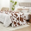 Cozy Bliss Animal Print Throw Blanket Soft Bedding Blanket - 3 of 4