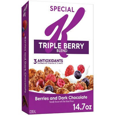 Kellogg's Special K Berries and Dark Chocolate Triple Berry Blend Breakfast Cereal - 14.7oz