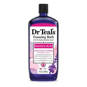 Dr Teal's Menstrual Relief Lavender Foaming Bubble Bath - 34 fl oz