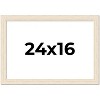 PosterPalooza | 24x16 Wide Barnwood Picture Frame, UV Acrylic, 6 Finishes - Grey, Brown, White, and Black - 2 of 4