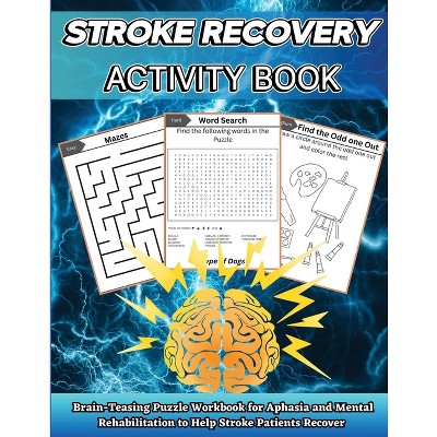 Stroke Recovery Activity Book - Large Print by  Nikolas Jones (Paperback)