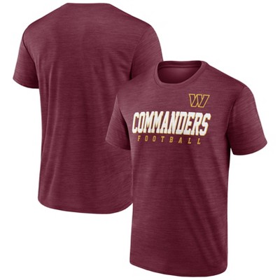 Nfl Washington Commanders Men's Quick Turn Performance Short Sleeve T-shirt  : Target