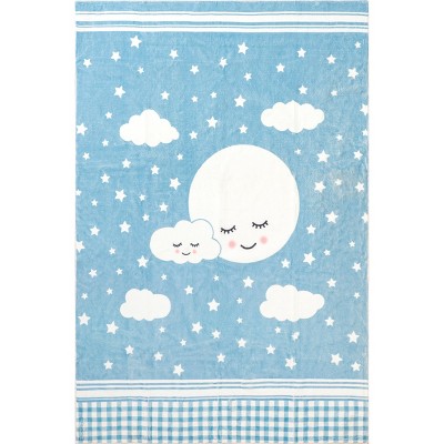 nuLOOM Peaceful SpinClean Machine Washable Stain-Resistant Area Rug