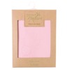 Touched by Nature Baby Girl Organic Cotton Crib Sheet, Light Pink, One Size - 2 of 2