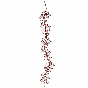 Vickerman 6' Mixed Berry Artificial Christmas Garland - 1 of 3