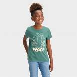 Girls' Short Sleeve Graphic T-Shirt - Cat & Jack™ Green