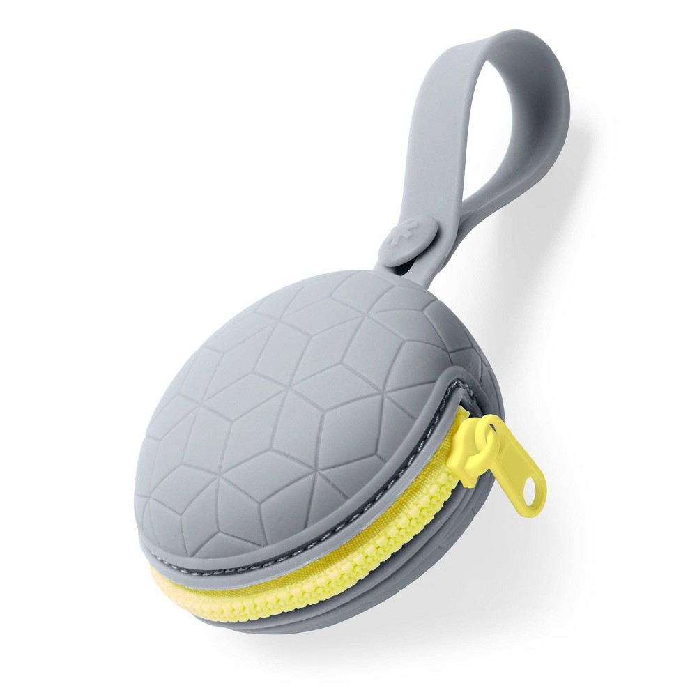 Skip Hop Pacifier + Silicone Pacifier Holder - Gray
