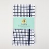 Sloppy Chef Classic Checkered Dishcloths (8 Pack), 13x13, Cotton - 2 of 4