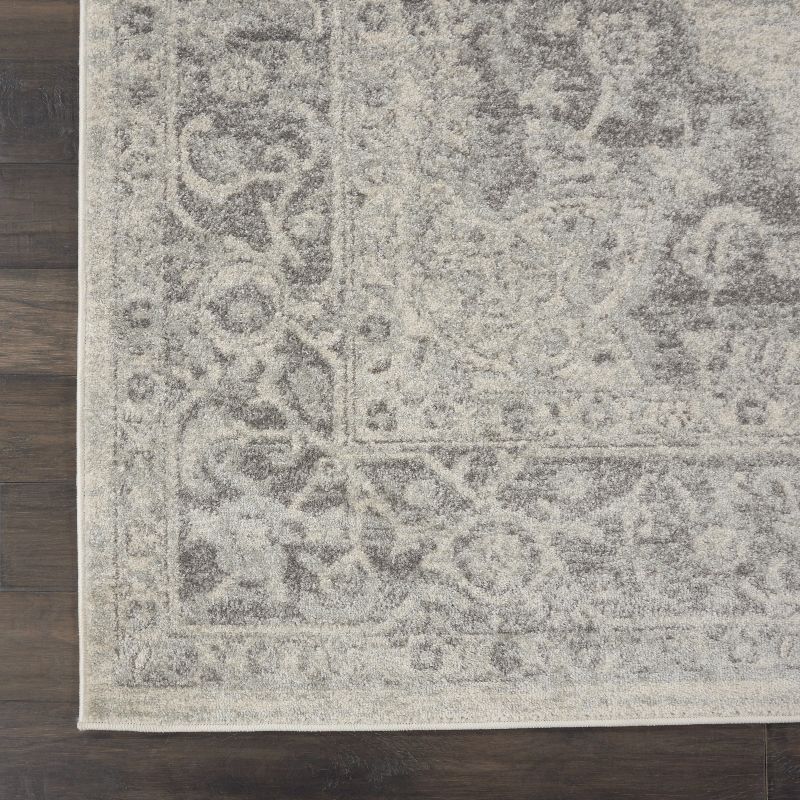 Nourison Tranquil TRA05 Ivory/Grey Indoor Area Rug, 3 of 12