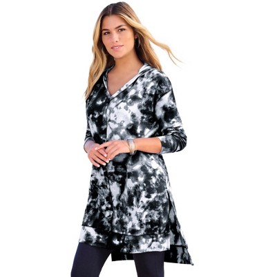 black acid tie dye