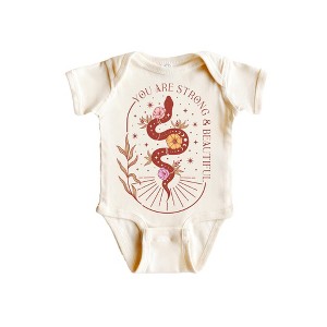Snake Strong Moon Child - Baby Boy Girl Clothes Infant Onesie® Funny Cute Newborn GS1 - 1 of 4