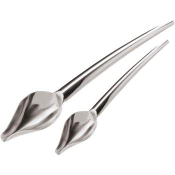 Paderno World Cuisine Stainless Steel Drawing Spoons, Set of 2