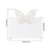 Unique Bargains Hollow Butterfly Cut Design Favor Decor Table Name Place Cards 25 Pcs - 2 of 4