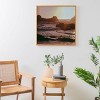 Deny Designs Hannah Kemp Rocky Sun Kissed Tides Framed Wall Art Bamboo - 2 of 3