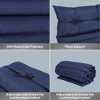 FURNIinspire Outdoor Seat Cushions 2pcs Waterproof Chaise Lounge Cushion Replacement, Breathable Outdoor Cushion Set, Blue, 76"*23.61"*2.36" - 2 of 4