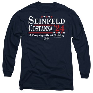 Men’s Seinfeld Election Tee Long Sleeve T-Shirt - 1 of 4