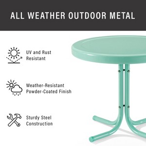 HomeStock Griffith Outdoor Metal Side Table - 1 of 4