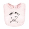 Hudson Baby Infant Girls Cotton Bibs, Girl Farm, One Size - 3 of 4