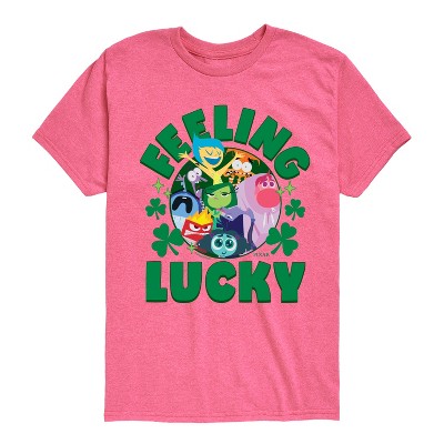 Boys' - Inside Out 2 - Inside Out Feeling Lucky Short Sleeve Graphic T-Shirt