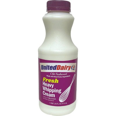 United Dairy Fresh Heavy Whipping Cream - 1pt