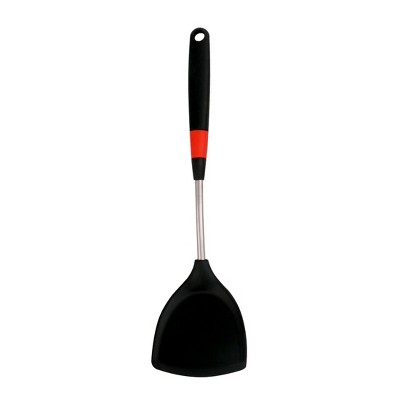 Unique Bargains Stainless Steel Handle Silicone Non-stick Heat Resistant  Slotted Pancake Turner Spatula : Target