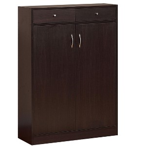 NicBex 5-Tier Shoe Cabinet with 2 Doors and 2 Drawers Modern Freestanding Shoe Rack Organizer with Adjustable Shelves for Entryway - 1 of 4