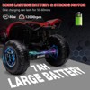 Kids Ride On Electric ATV, 12V Ride On Toy, Toddler Battery Powered 4-Wheeler Quad ATV Car with 2x35W Motors, High Low Speeds, LED Lights, Music - 4 of 4