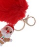 Unique Bargains Christmas Keychain with Double Ring and Lobster Clasp Metal Plush 1 Pc - 3 of 4