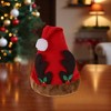 Unique Bargains Christmas Hat Reindeer Antler Hat Polyester Non-Woven Fabric Red Brown 11.81"x16.14" 1 Pc - 2 of 4