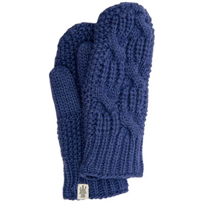 Side Cable Knit Mittens_Nirvanna Designs