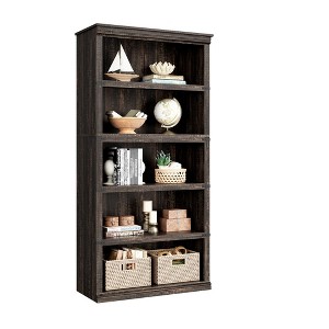 Farmhouse Book Shelf with Storage Open Display Bookshelves - 1 of 4