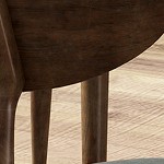 light gray/walnut