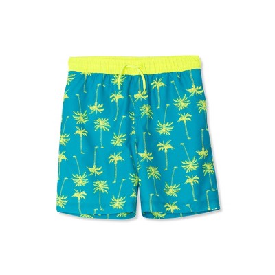 Lands' End Lands' End Kids Print Swim Trunks