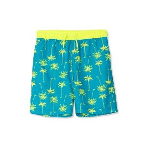 Lands' End Lands' End Kids Print Swim Trunks - 1 of 3