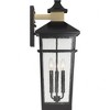 Savoy House Kingsley 3 - Light Wall Light in  Matte Black/Warm Brass - 3 of 3