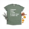 Simply Sage Market Women's I Really Tried Nice List Short Sleeve Garment Dyed Tee - 3 of 4