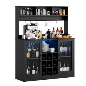 ODK Modern Sideboard Buffet Cabinet for Dining Room, Kitchen Storage Cabinet with Spacious Shelves, Contemporary Cupboard Organizer for Dining Room - 1 of 4