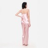 LECHERY Women's Lustrous Silky Shiny Satin 2-piece Pajama Set - 4 of 4