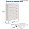 Bedroom 3/5 Drawer Dresser for Bedroom, Chest of Drawers, Closet Dresser Storage Cabinet Organizer - 2 of 4