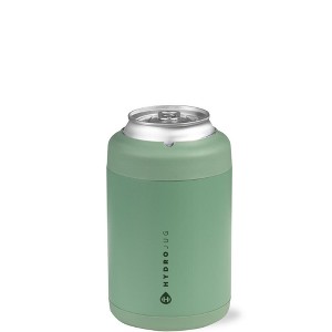 HydroJug Can Cooler - 2-in-1 Insulated Can Cooler Cup 12oz - Stainless Steel, Non-Slip Rubber Base, Screw-Top Lid - 1 of 4